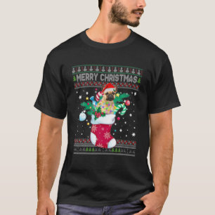 Frohe Weihnachten Französischer Bulldog Hund in So T-Shirt