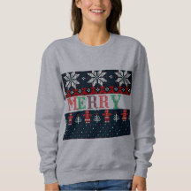 Frohe Weihnachten Frauen Sweatshirt