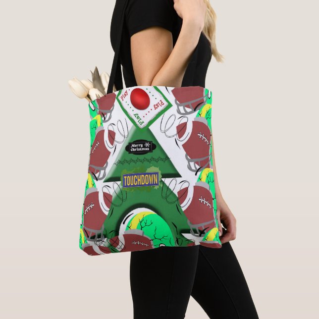 Frohe Weihnachten Frauen Tragetaschen Fußball Tasche (Von Nahem)