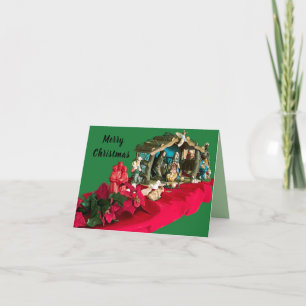 Frohe Weihnachten. Freuen Sie sich auf Kind ist ge Feiertagskarte
