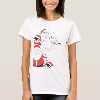 Frohe Weihnachten Freunde T-Shirt