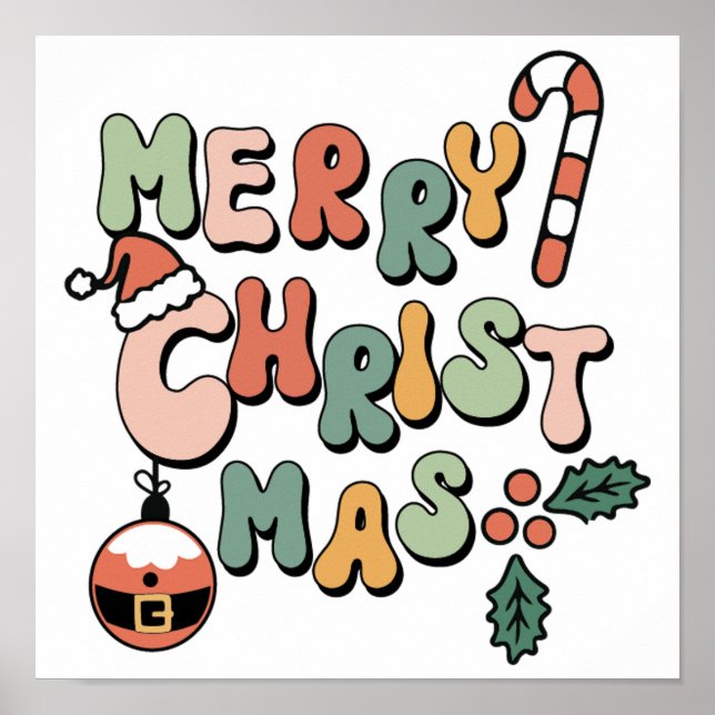 Frohe Weihnachten frohe Weihnachten Weihnachten Poster (Vorne)