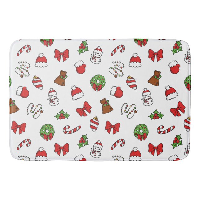Frohe Weihnachten frohe Weihnachten Weihnachten We Badematte (Vorderseite)