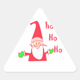 Frohe Weihnachten Frohe Weihnachten Weihnachten We Dreieckiger Aufkleber