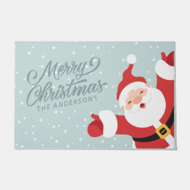Frohe Weihnachten frohe Weihnachtsmann | Doormat Fußmatte