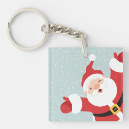 Frohe Weihnachten frohe Weihnachtsmann | SCHLÜSSEL Schlüsselanhänger