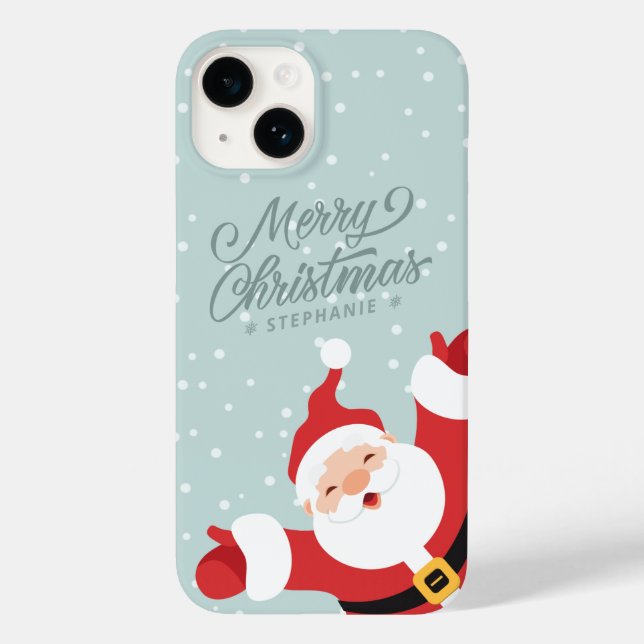Frohe Weihnachten frohe Weihnachtsmann | TelefonCa Case-Mate iPhone 14 Hülle (Rückseite)