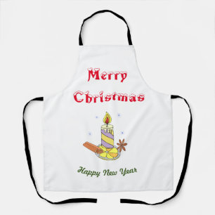 Frohe Weihnachten - Frohes Neues Jahr Schürze