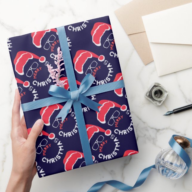 Frohe Weihnachten, Fröhlich und hell Geschenkpapier (Schenken)