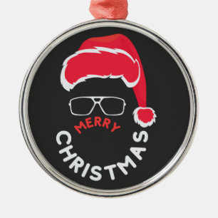 Frohe Weihnachten, Fröhlich und hell Ornament Aus Metall