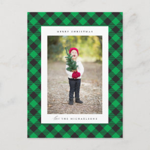 Frohe Weihnachten   FÜGEN SIE IHRE FAMILY FOTO Pos Postkarte