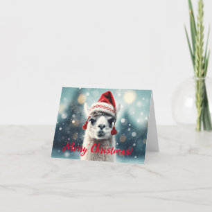 Frohe Weihnachten Funny Niedlich Lllama Alpaca Wei