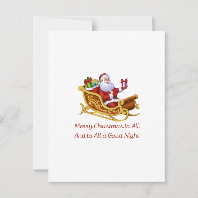 Frohe Weihnachten für alle (Vorderseite)