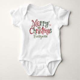 Frohe Weihnachten für alle Baby Strampler