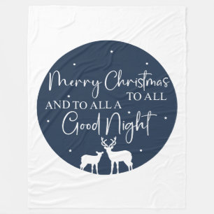 Frohe Weihnachten für alle und für alle eine gute  Fleecedecke