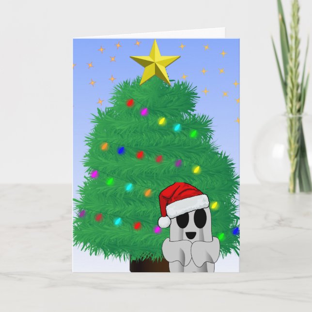 Frohe Weihnachten für BOO! Karte (Vorderseite)
