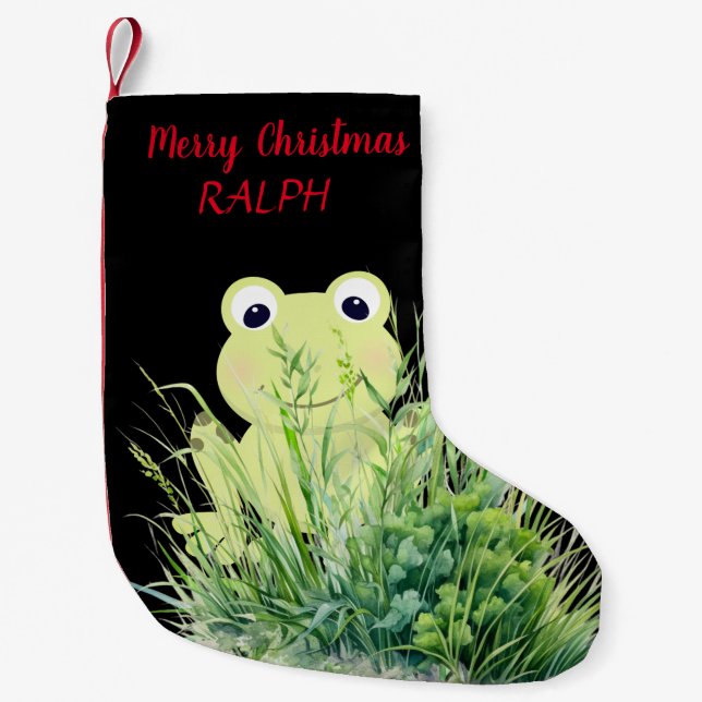 Frohe Weihnachten für deinen besten Freund Kleiner Weihnachtsstrumpf (Vorderseite)