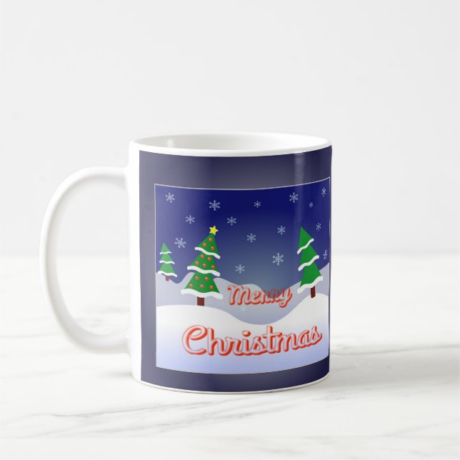 Frohe Weihnachten für dich! Kaffeetasse (Links)