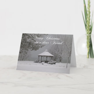 Frohe Weihnachten für eine liebe Friend-Snow-Szene