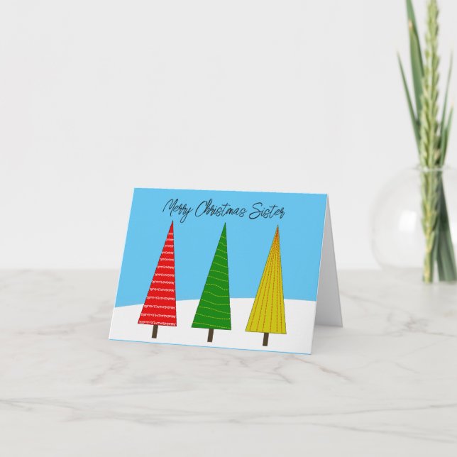 Frohe Weihnachten für eine Nun Karte (Vorderseite)