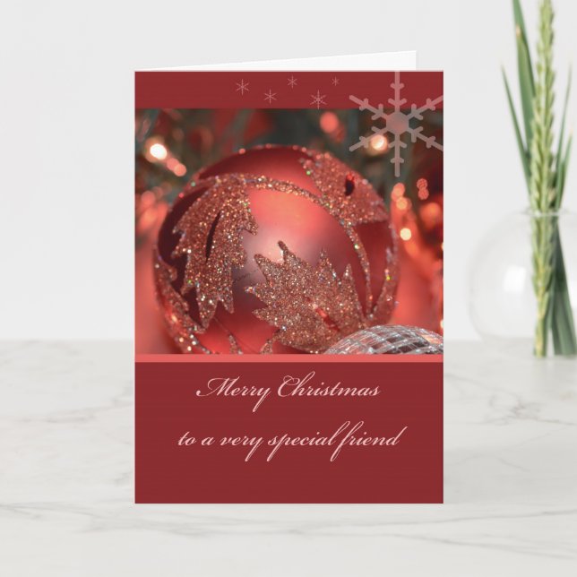 Frohe Weihnachten für einen ganz besonderen Freund (Vorderseite)