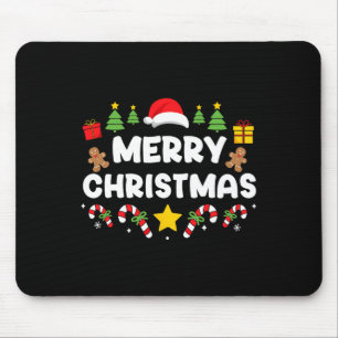 Frohe Weihnachten für Familien Weihnachten Pajama  Mousepad