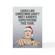 Frohe Weihnachten für jeden mürrischen Karen-Humor