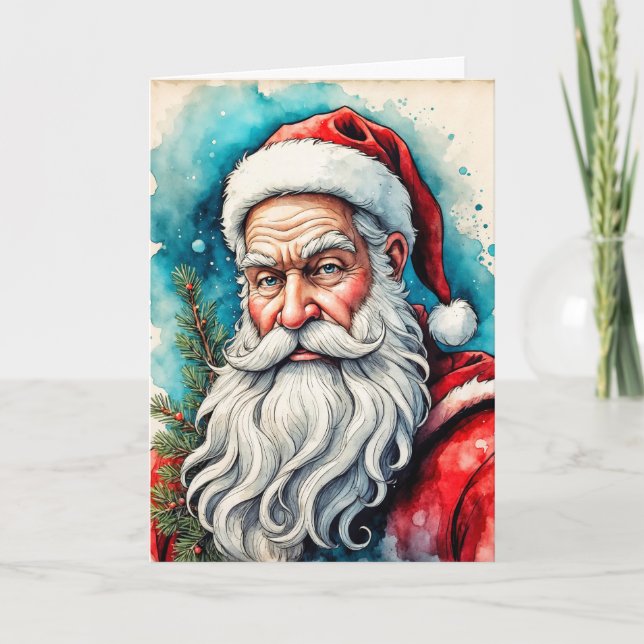 Frohe Weihnachten für jeden vom Weihnachtsmann (Vorderseite)