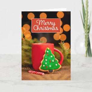 Frohe Weihnachten für jeden Weihnachtsbaum-Keks