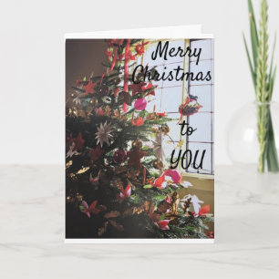*FROHE WEIHNACHTEN FÜR SIE UND EIN GLÜCKLICHES NEU KARTE