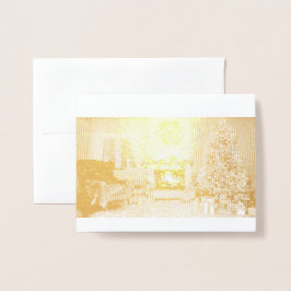 Frohe Weihnachten für Sie und Ihre Foil Card Folienkarte