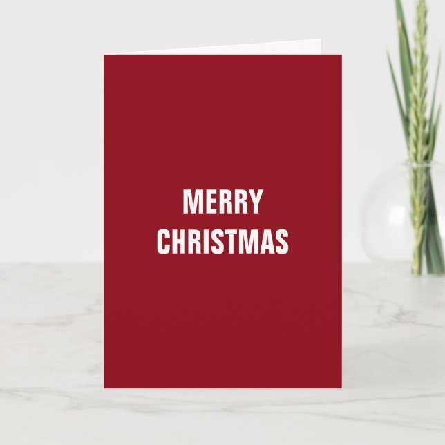 Frohe Weihnachten für Weihnachten, got ich Sie (Vorderseite)