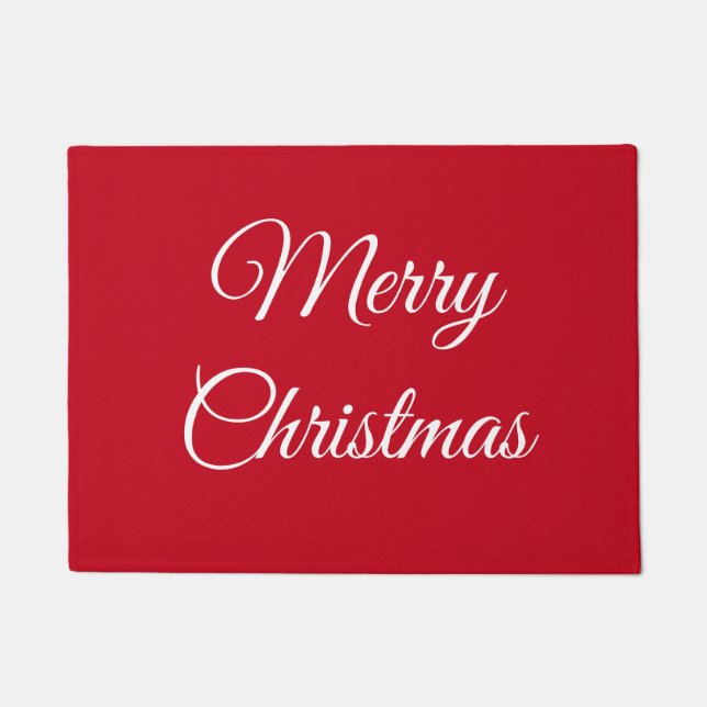 Frohe Weihnachten Fußmatte (Vorderseite)