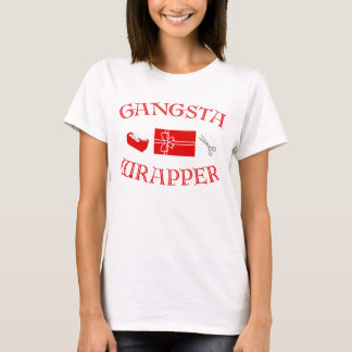 Frohe Weihnachten Gangsta Geschenk Wrapper T - Shi T-Shirt