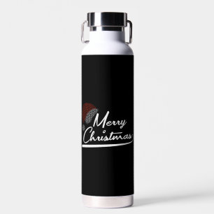 Frohe Weihnachten Gegenwart Weihnachtsmann Trinkflasche