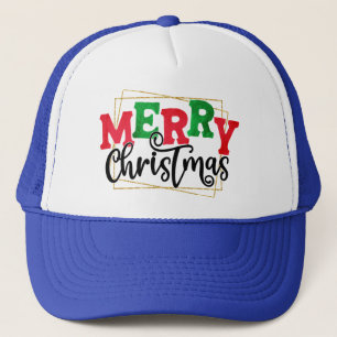 Frohe Weihnachten Gerahmt-80716 Truckerkappe