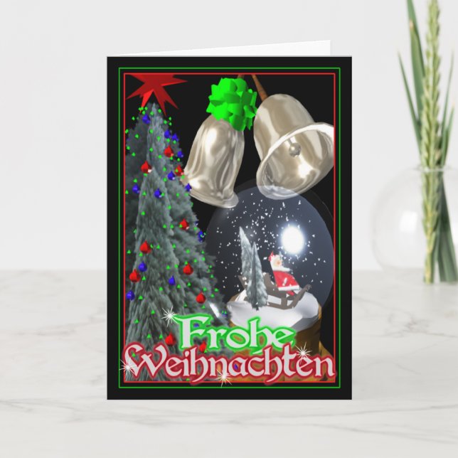 Frohe Weihnachten  German Christmas card (Vorderseite)