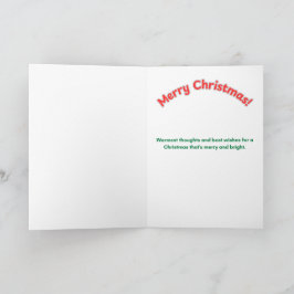 Frohe Weihnachten - Geschenk des Polarfuchses Karte