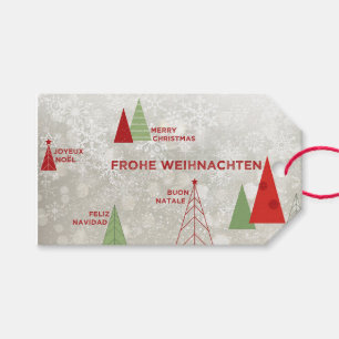 Frohe Weihnachten Geschenkanhänger