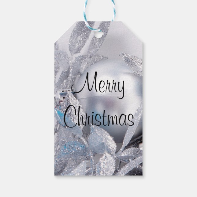 Frohe Weihnachten Geschenkanhänger (Rückseite)