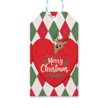 Frohe Weihnachten Geschenkanhänger