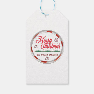 Frohe Weihnachten Geschenkanhänger