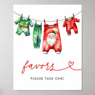 Frohe Weihnachten  Geschenke-Einladung für den Wei Poster