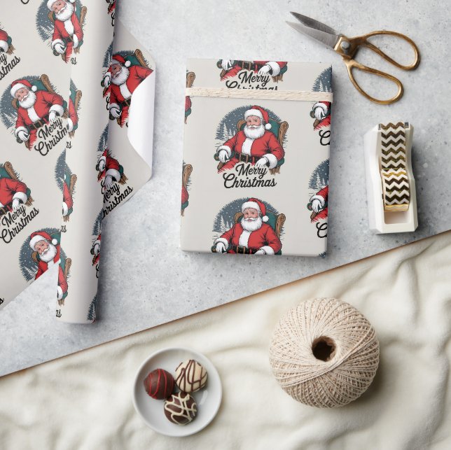Frohe Weihnachten Geschenkpapier (Kunsthandwerk)