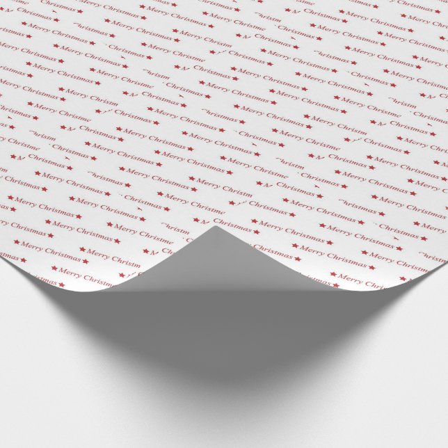 Frohe Weihnachten Geschenkpapier (Ecke)