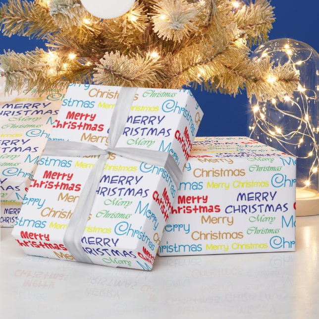 Frohe Weihnachten Geschenkpapier (Feiertage)