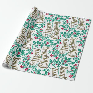 "Frohe Weihnachten" Geschenkpapier