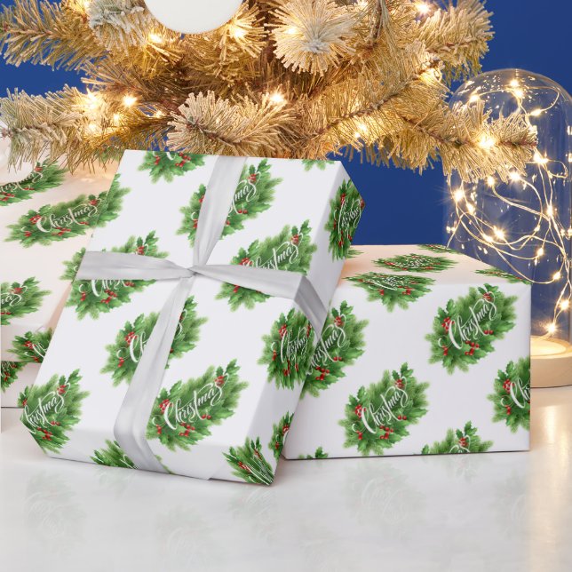 Frohe Weihnachten Geschenkpapier (Feiertage)
