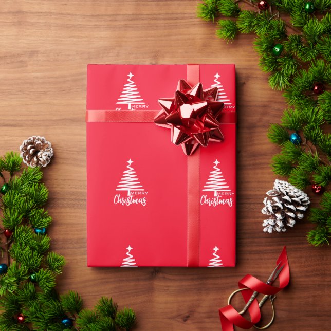 Frohe Weihnachten Geschenkpapier (Feiertagsgeschenk)