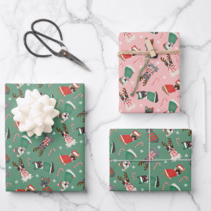 Frohe Weihnachten Geschenkpapier Set